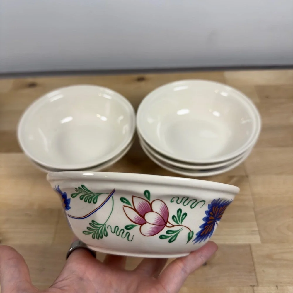 Pfaltzgraff Greenfield Village Henry Ford Museum Bowls Simpsons Ltd Set of 6